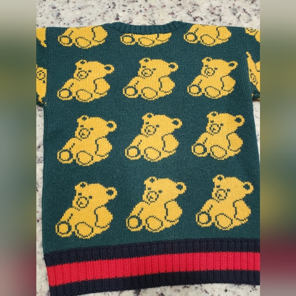 Gucci Kids size 4 Teddy Bear Sweater - Picture 7 of 11